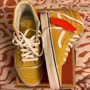 Yellow Hi-top vans
